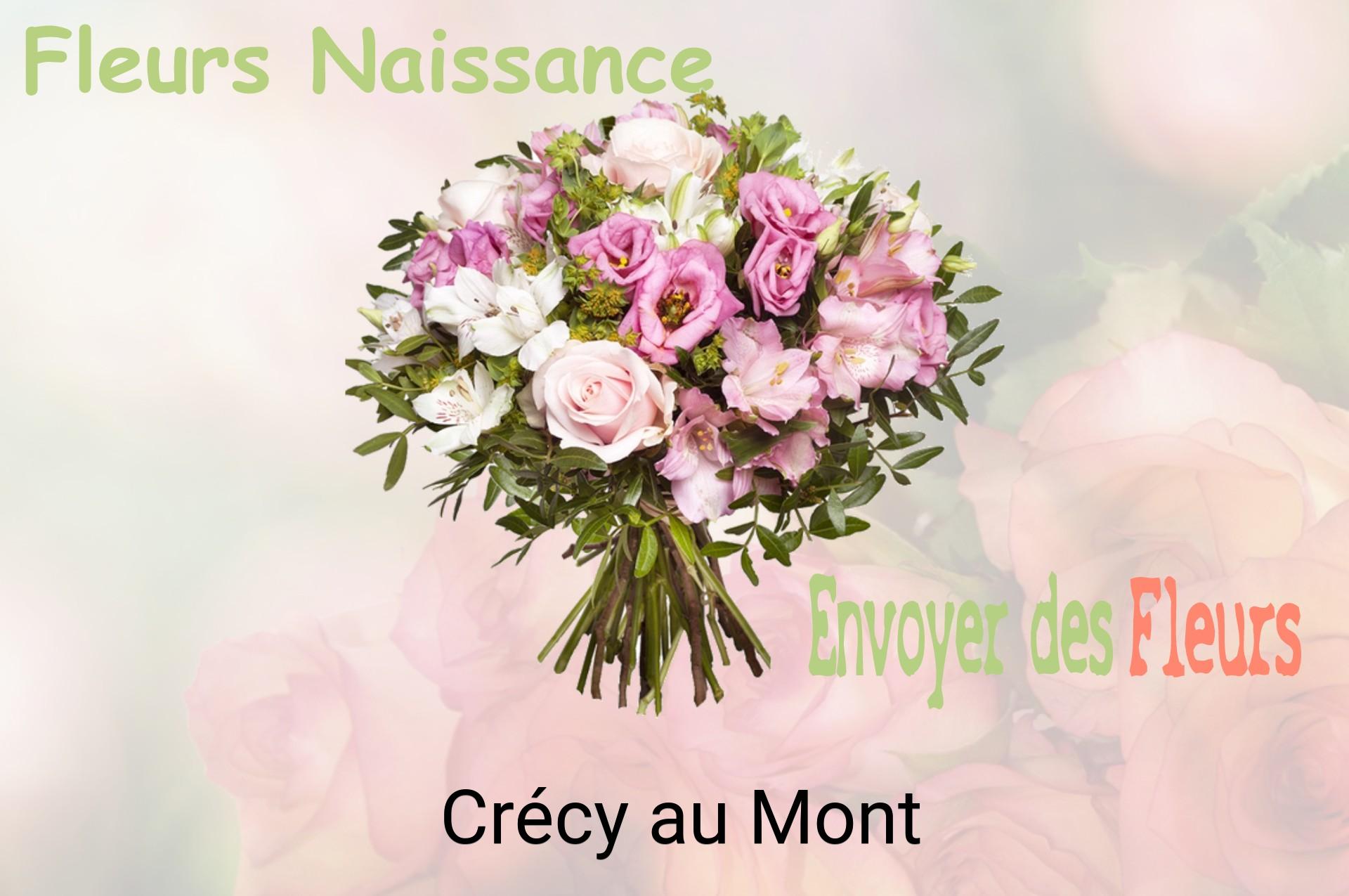 Bouquet de fleurs de naissance livré à Crécy-au-Mont