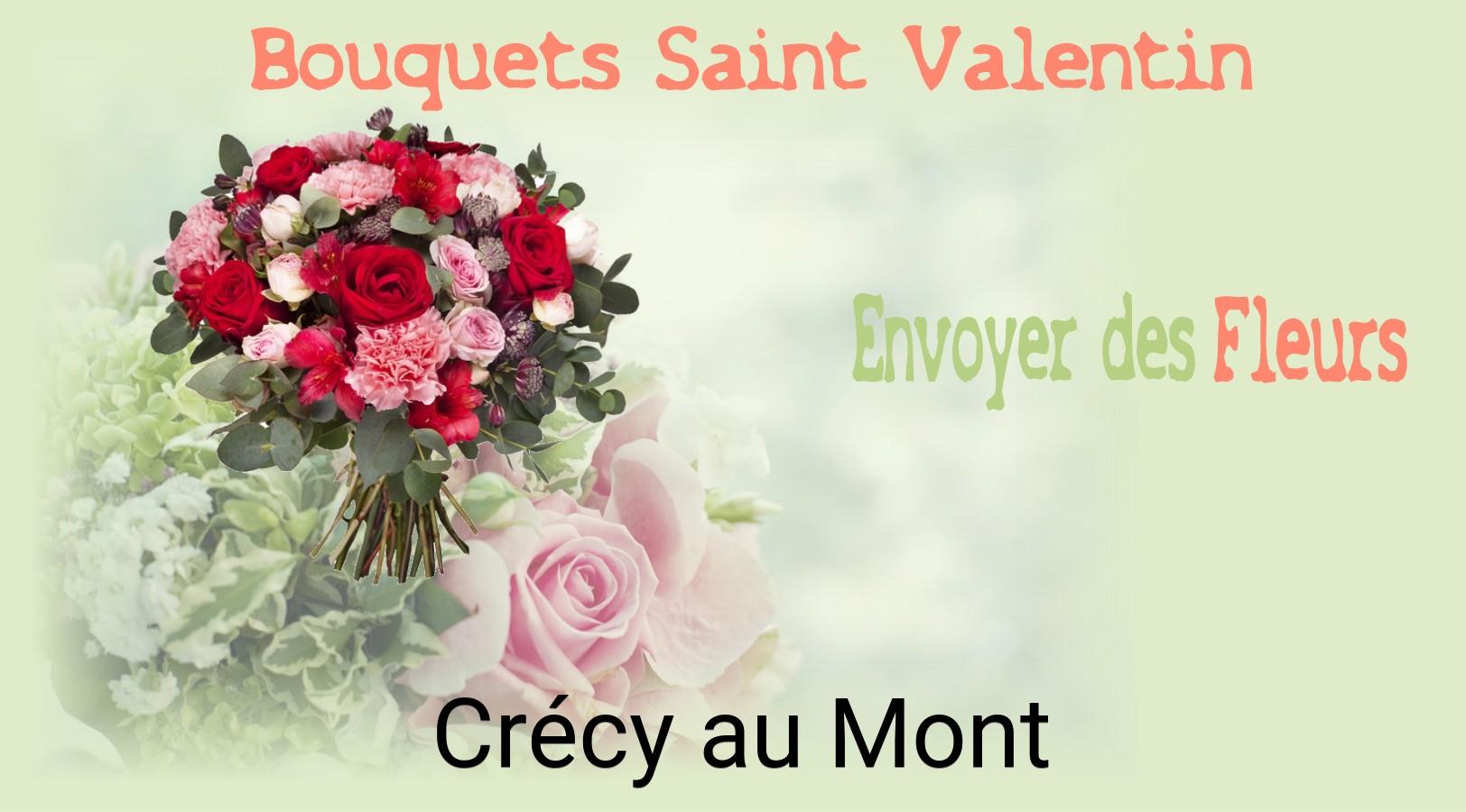 Roses de Saint-Valentin livrées à Crécy-au-Mont